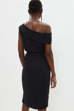 Coast Drape Top Pencil Dress -Simply Feminine Shop bcc03791 black xl 2