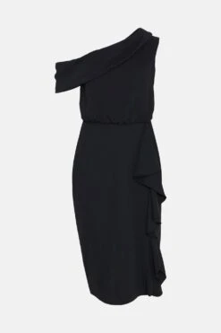 Coast Drape Top Pencil Dress -Simply Feminine Shop bcc03791 black xl 3