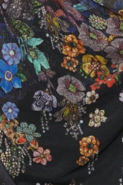 Coast Julie Kuyath Bejewelled Draped Mesh Dress -Simply Feminine Shop bcc03812 black xl 4