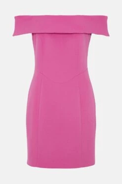 Coast Premium Bardot Mini Dress -Simply Feminine Shop bcc03836 hot20pink xl 3