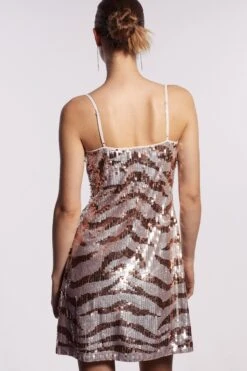 Coast Cowl Neck Sequin Mini Dress In Sequin -Simply Feminine Shop bcc03901 pink xl 2