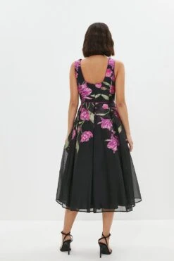 Coast Petite Organza Jacquard Dress -Simply Feminine Shop bcc03942 black xl 2