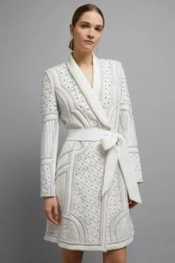 Coast Premium Embellished Tux Dress​ -Simply Feminine Shop bcc03948 ivory xl 4