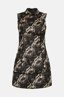 Coast Julie Kuyath Jacquard Mini Dress -Simply Feminine Shop bcc03965 gold xl 3