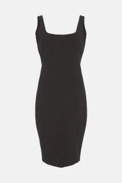 Coast Panelled Bodice Midi Pencil Dress -Simply Feminine Shop bcc04011 black xl 3
