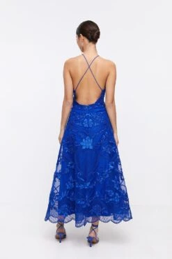 Coast Petite Halterneck Midi Dress In Cutwork Lace 9 Coast Petite Halterneck Midi Dress In Cutwork Lace -Simply Feminine Shop bcc04112 cobalt xl 2