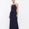 Coast Petite Lace Up Back Sequin Maxi Dress -Simply Feminine Shop bcc04119 navy xl
