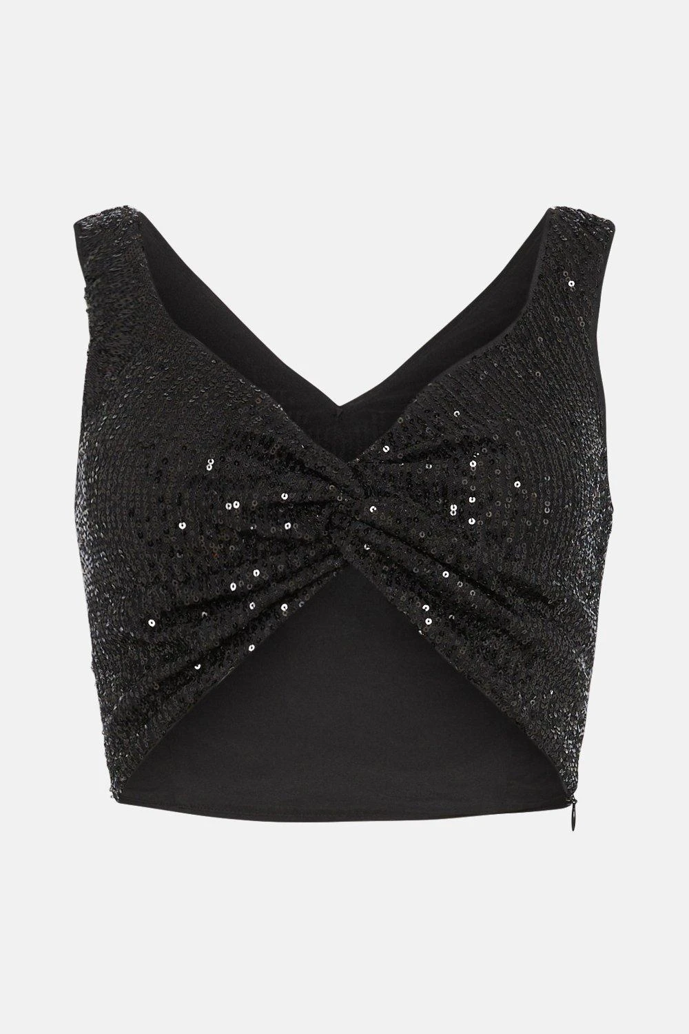 Coast Twist Front Sequin Crop Top 5 Coast Twist Front Sequin Crop Top - Image 4