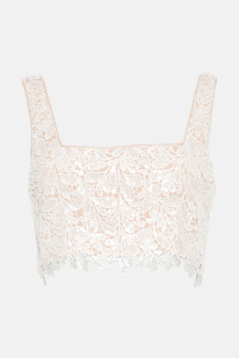 Coast Sequin Lace Crop Top 6 Coast Sequin Lace Crop Top - Image 4