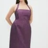 Coast Plus Size Sparkle Jacquard Halter Neck Pencil Dress -Simply Feminine Shop bcc04185 pink xl