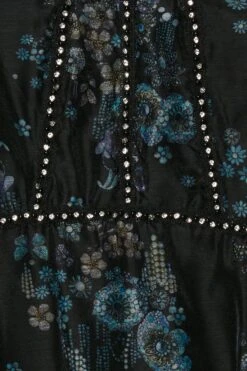 Coast Julie Kuyath Diamante Trim Organza Mini Dress 13 Coast Julie Kuyath Diamante Trim Organza Mini Dress -Simply Feminine Shop bcc04240 black xl 5