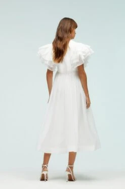 Coast Ivory Mega Ruffle Full Skirted Dress -Simply Feminine Shop bcc04339 off20white xl 2