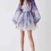 Coast Hand Stitched 3d Floral Organza Mini Dress 1 Coast Hand Stitched 3d Floral Organza Mini Dress -Simply Feminine Shop bcc04572 lilac xl