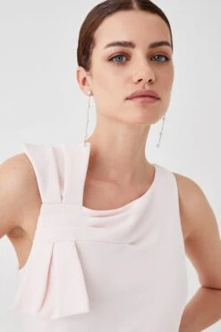 Coast Petite Bow Shoulder Sculpting Crepe Bridesmaids Maxi Dress 9 Coast Petite Bow Shoulder Sculpting Crepe Bridesmaids Maxi Dress -Simply Feminine Shop bcc04603 blush xl 3