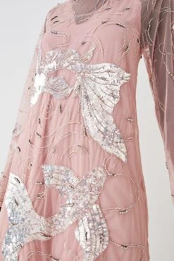 Coast Koi Carp Hand Embellished Mini Dress 8 Coast Koi Carp Hand Embellished Mini Dress -Simply Feminine Shop bcc04624 baby20pink xl 2