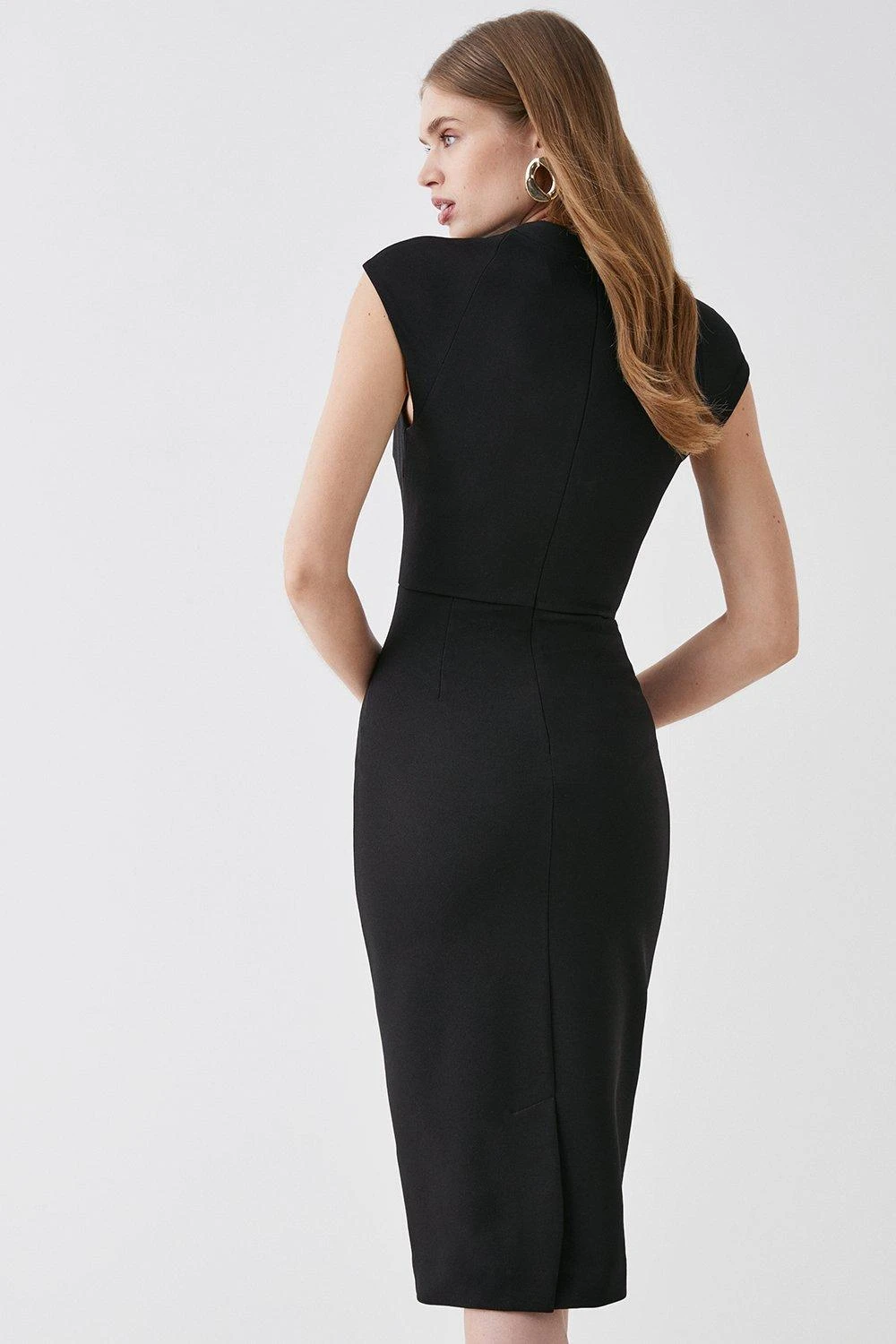 Coast Square Neck Cap Sleeve Midi Dress 5 Coast Square Neck Cap Sleeve Midi Dress - Image 3