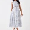 Coast Petite Premium Jacquard Midi Dress With Floral Applique 1 Coast Petite Premium Jacquard Midi Dress With Floral Applique -Simply Feminine Shop bcc04794 pale20blue xl