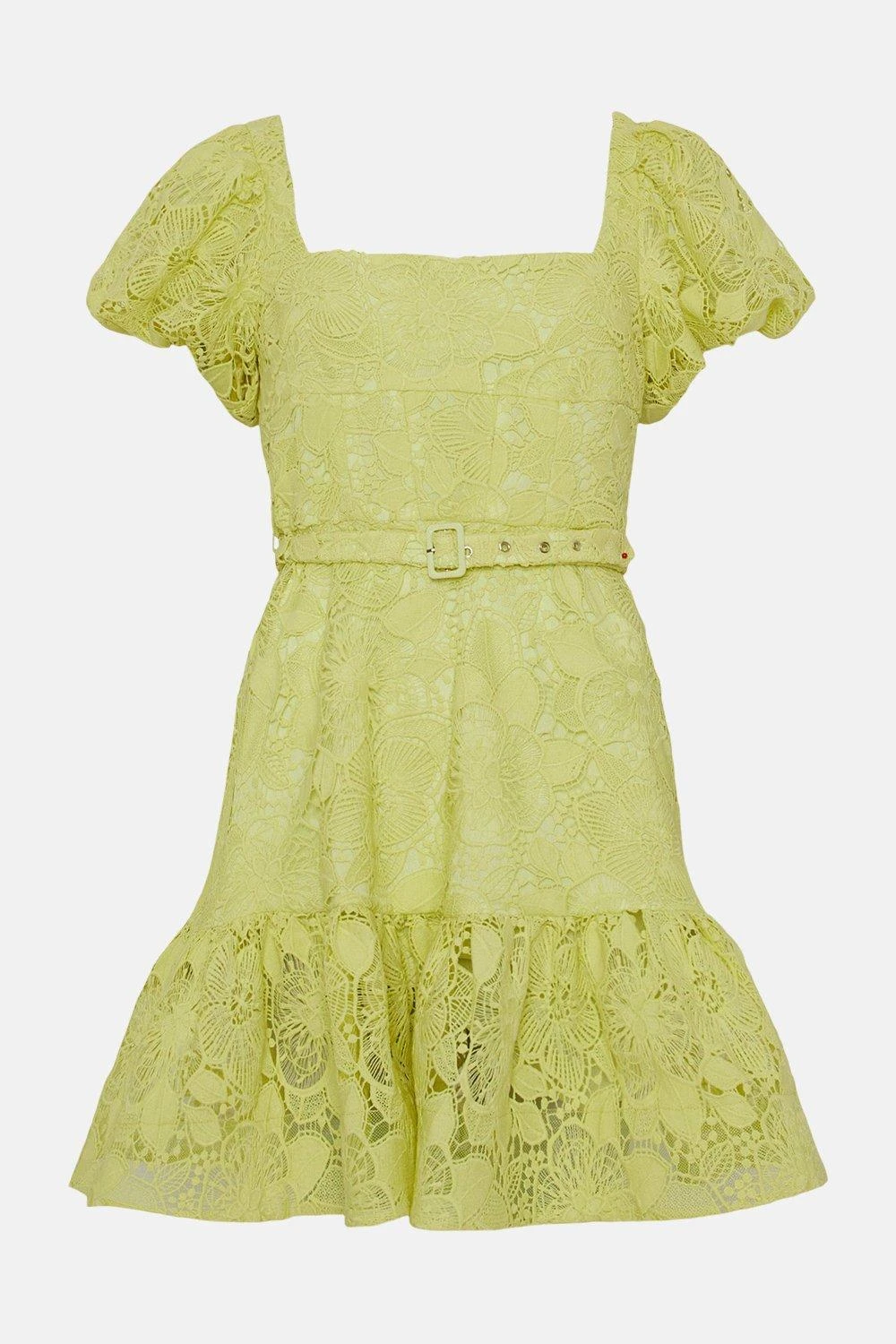 Coast Square Neck Lace Mini Dress 6 Coast Square Neck Lace Mini Dress - Image 4