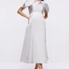 Coast Cape Sleeve Twill Midi Dress -Simply Feminine Shop bcc04906 silver xl