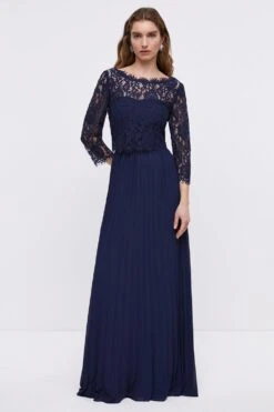 Coast Petite Removable Lace Top Bandeau Bridesmaid Dress