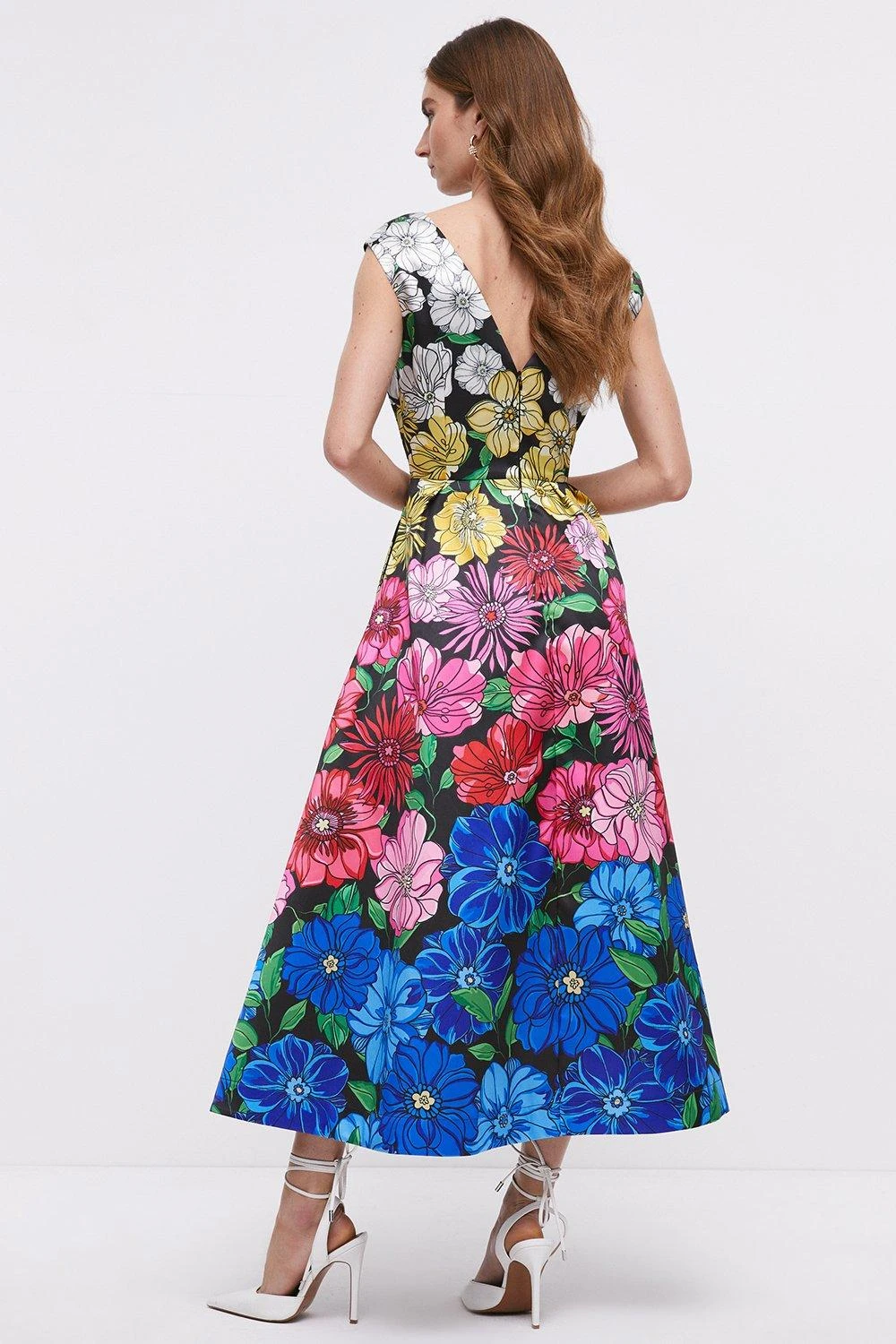 Coast Structured Twill Midi Dress With Pockets 8 Coast Structured Twill Midi Dress With Pockets - Image 6