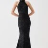 Coast Petite Sequin Halter Maxi Dress 1 Coast Petite Sequin Halter Maxi Dress -Simply Feminine Shop bcc05269 black xl