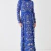 Coast Statement Embroidered Midi Dress 2 Coast Statement Embroidered Midi Dress -Simply Feminine Shop bcc05304 cobalt xl