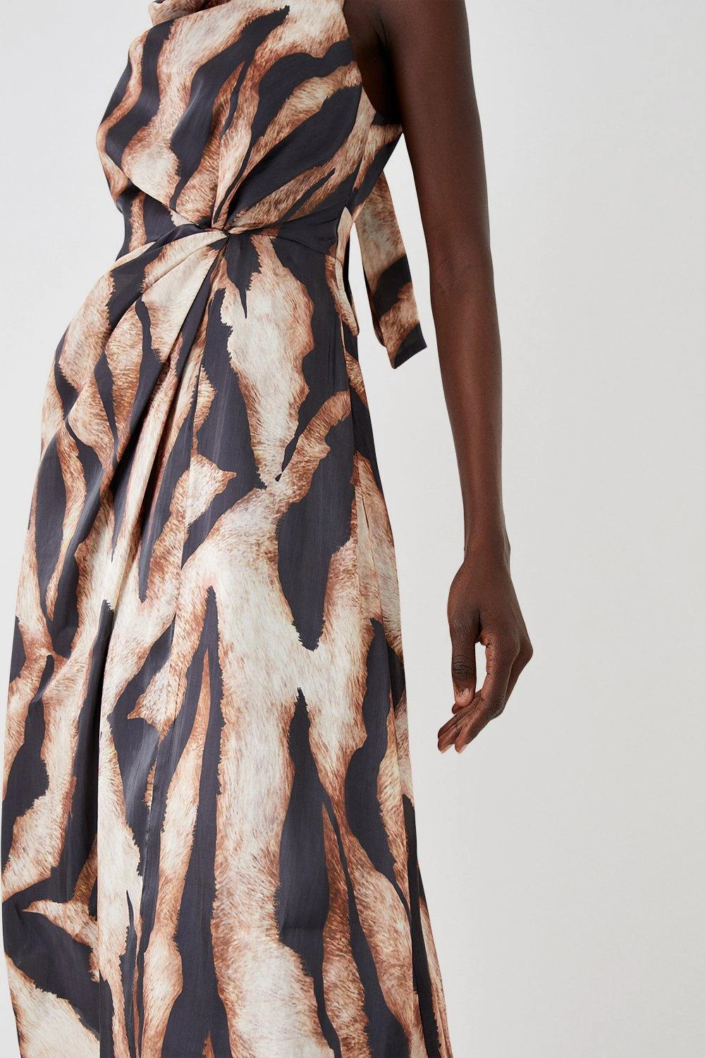 Coast Glossy Organza Cowl Neck Dress 4 Coast Glossy Organza Cowl Neck Dress - Image 2