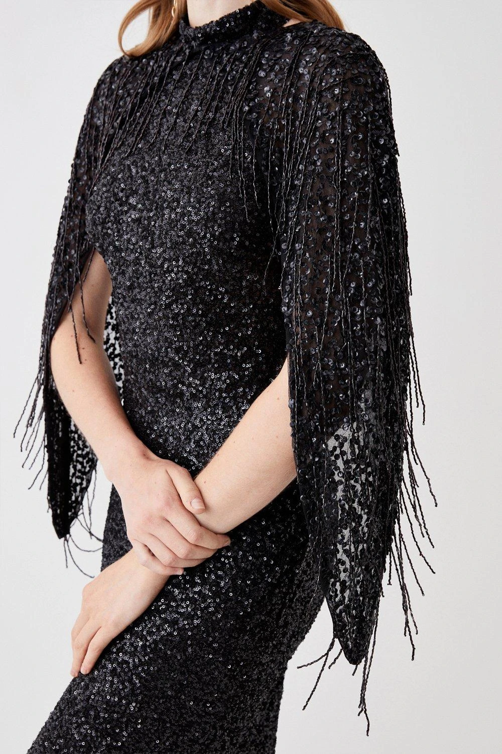 Coast Sequin And Bead Embellished Cape 4 Coast Sequin And Bead Embellished Cape - Image 2