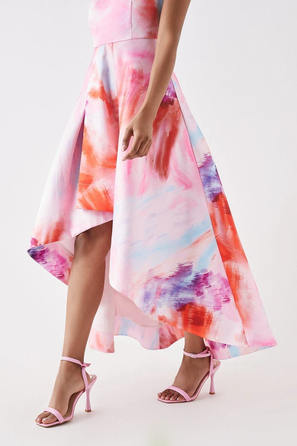 Coast Petite Dip Hem Twill Midi Dress 6 Coast Petite Dip Hem Twill Midi Dress - Image 4