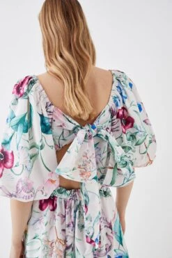 Coast The Collector Pleat Bust Midi Cotton Dress 10 Coast The Collector Pleat Bust Midi Cotton Dress -Simply Feminine Shop bcc05772 white xl 3