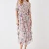 Coast The Collector Printed Tiered Skirt Tulle Midi Dress 1 Coast The Collector Printed Tiered Skirt Tulle Midi Dress -Simply Feminine Shop bcc05780 blush xl