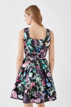 Coast The Collector Square Neck Twill Mini Dress -Simply Feminine Shop bcc05825 black xl 4