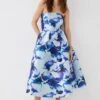 Coast Satin Twill Strapless Midi Dress -Simply Feminine Shop bcc05859 blue xl